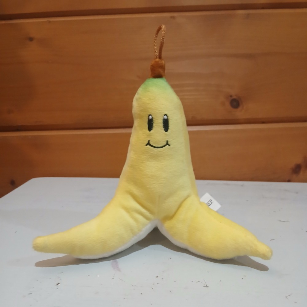 Nintendo Super Mario Kart 8 Banana Peel 8" Plush Stuffed Animal Video Game F31
